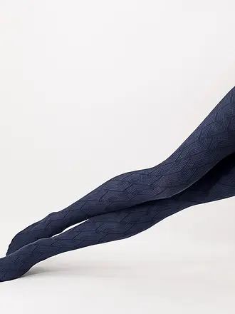 OROBLU | Collant mode JACQUARD DESIGN 60 DEN gris | blau